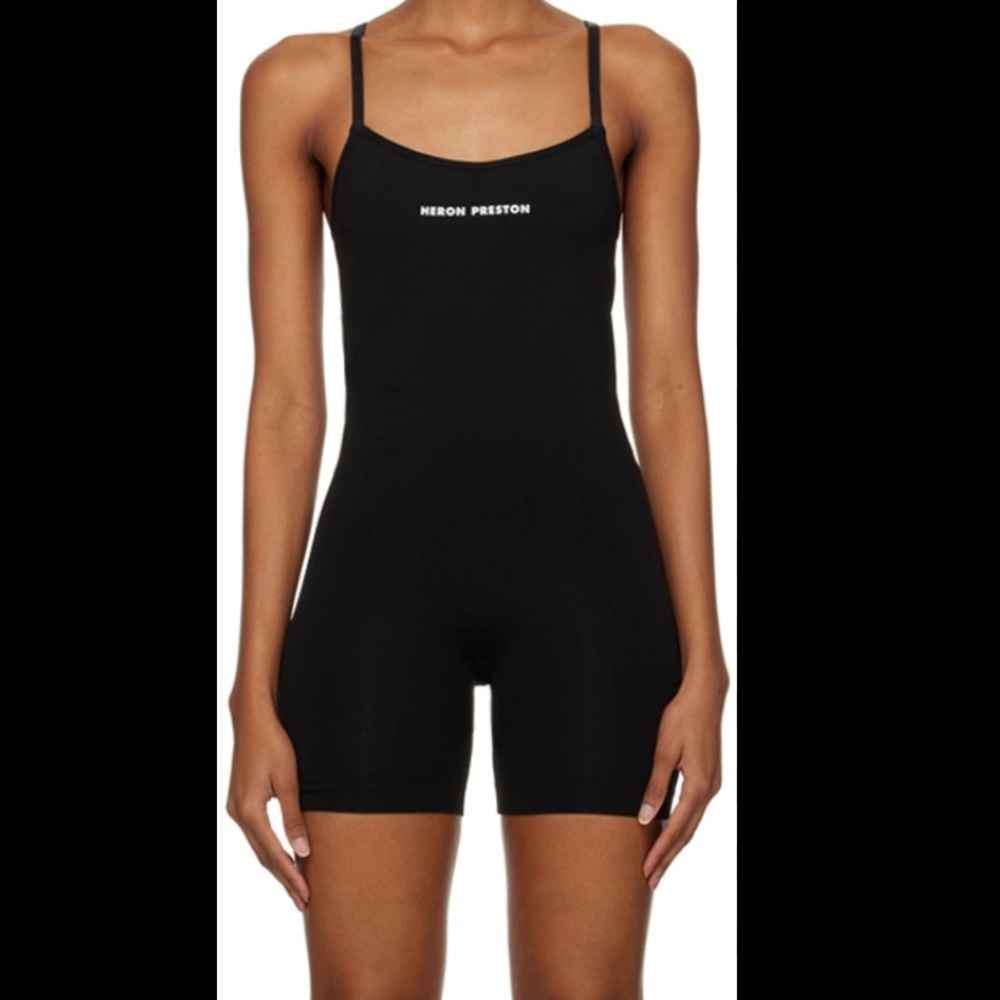 Heron Preston Black Reflective Outfit